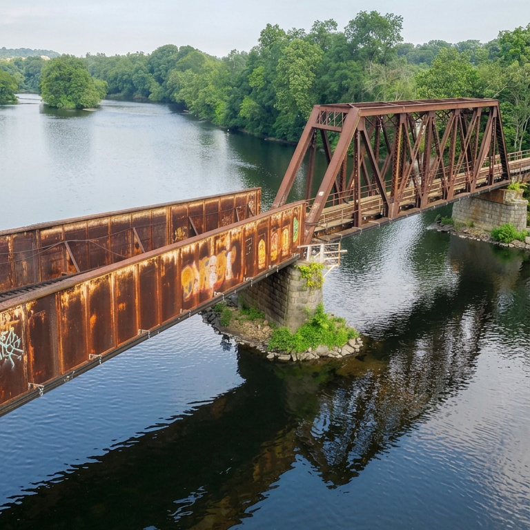 Norfolk Railroad Bridge Bethlehem